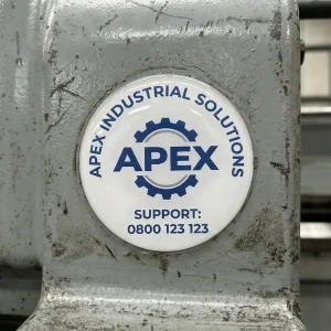 domed sticker example
