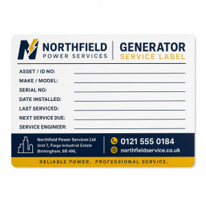Generator Service Labels custom label main image
