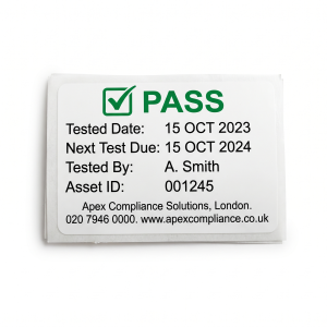 Portable Appliance Testing Labels PAT test label product image