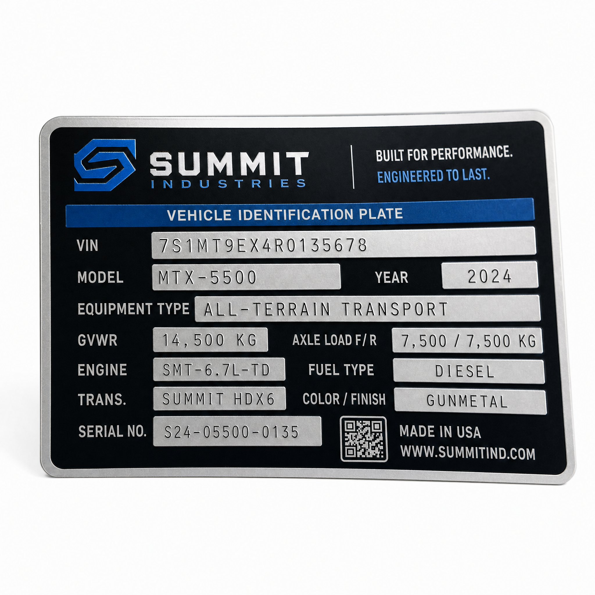 Custom VIN Plate Labels - Image 3