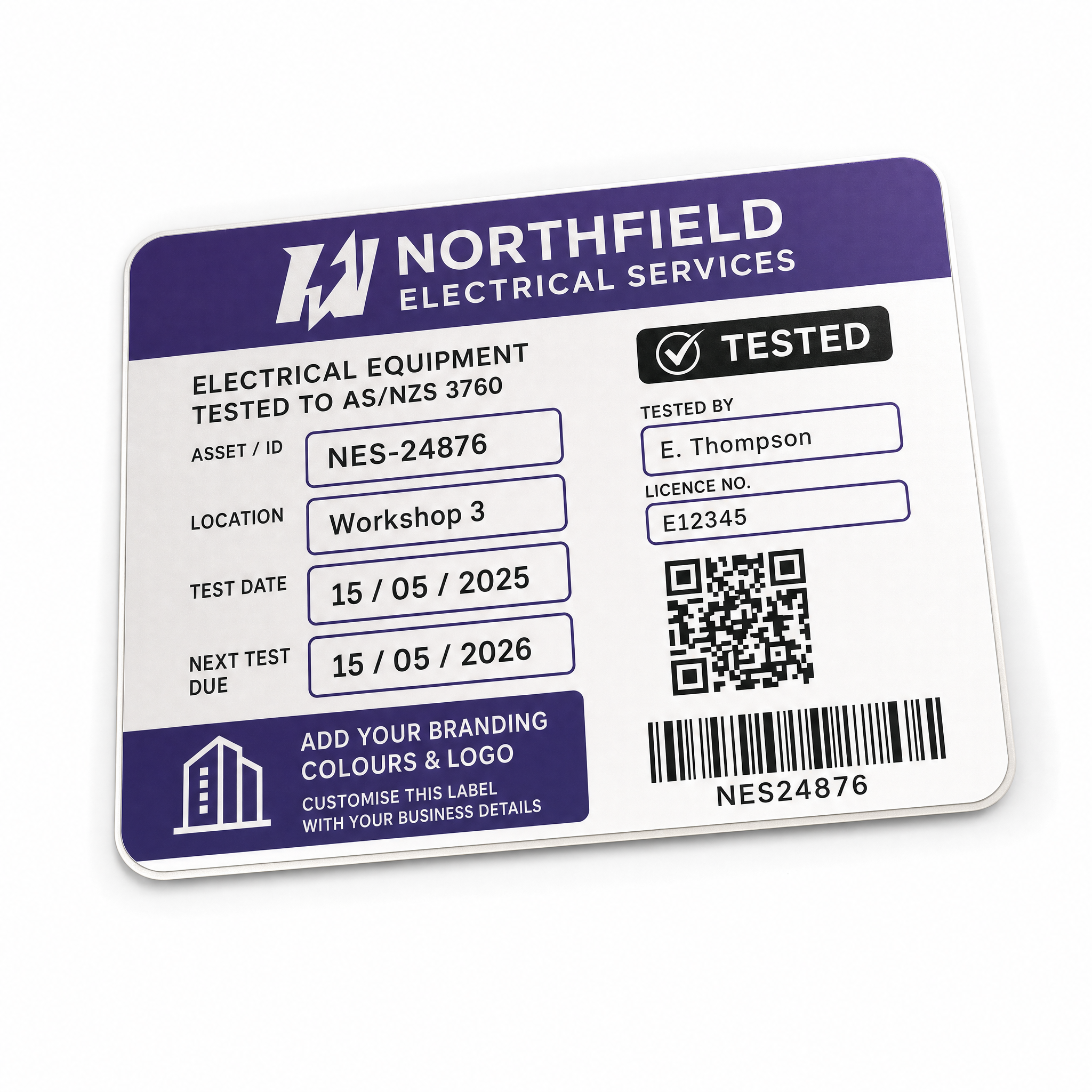 Electrical Test Labels - Image 2