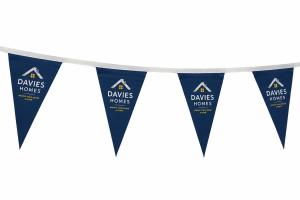 Custom Internal Bunting printed indoor branded bunting product image on white background